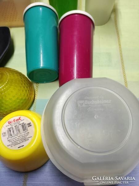 Tupperware used kitchen set and more.
