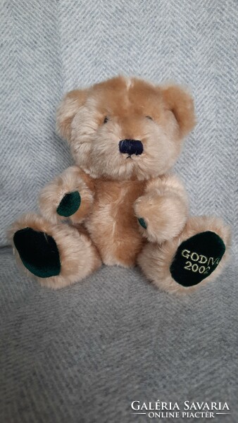 Godiva 2002, blonde teddy bear, bear, teddy bear, teddy