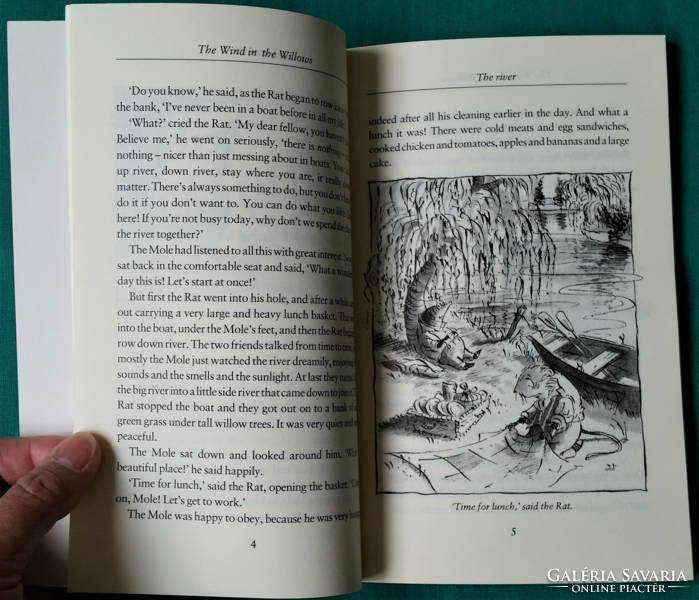 'Kenneth Grahame: the wind in the willows' is a children's novel in English