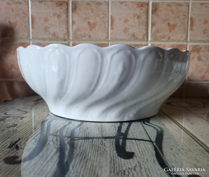 Huge antique scone porcelain bowl, df czechoslovakia