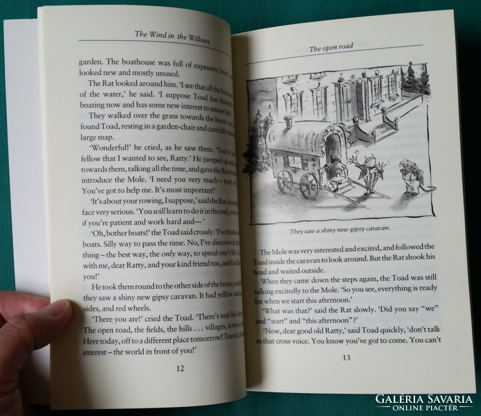 'Kenneth Grahame: the wind in the willows' is a children's novel in English