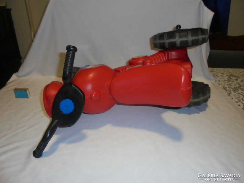 Retro toy cross motorcycle - children's toy motorcycle, foot-operated