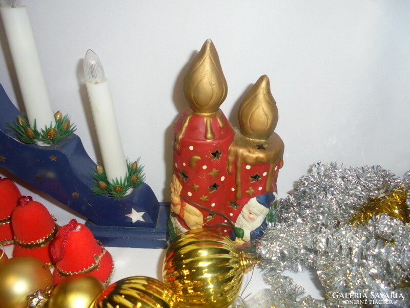 Vintage Christmas tree decorations, decorations from a legacy - together