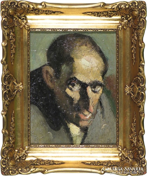 Hungarian artist around 1930: male portrait