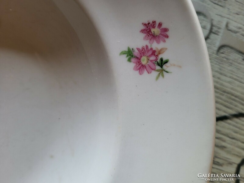 Kőbánya porcelain deep v. Soup plate