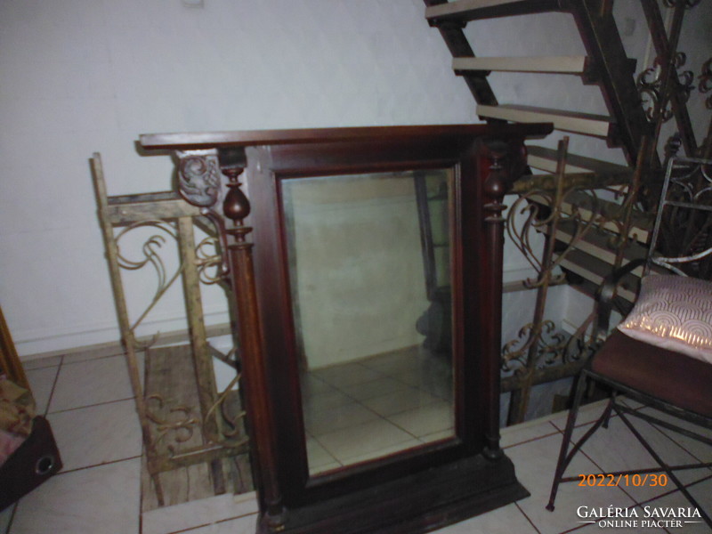 Beautiful antique large mirror.