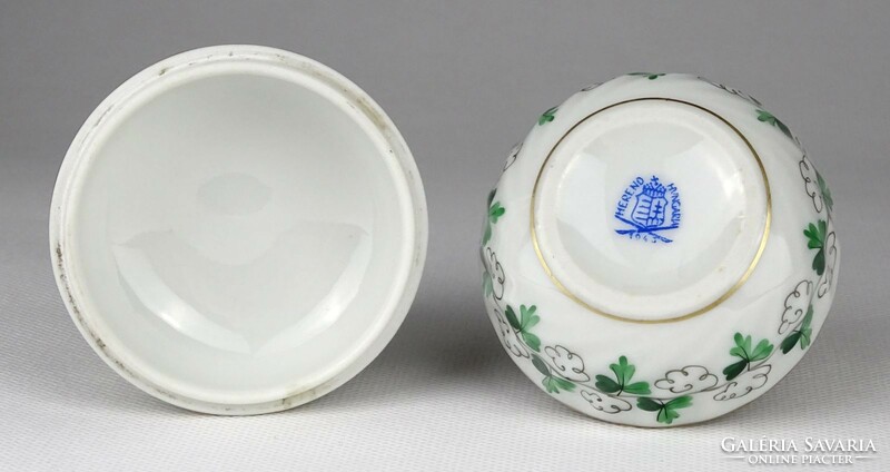 1N580 old Herend porcelain bonbonier with parsley 1943