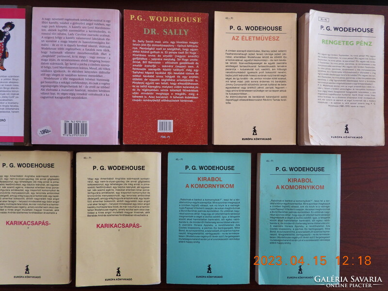 P. G. Wodehouse kötetek eladók