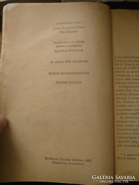 J. F. Cooper: Bőrharisnya, alkudható