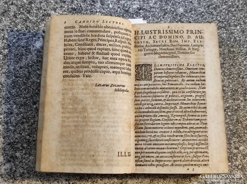 Historiae Florentinae Nicolai Machiavelli.. (Firenze története). Salsburg. Lazarus Zetner 1610