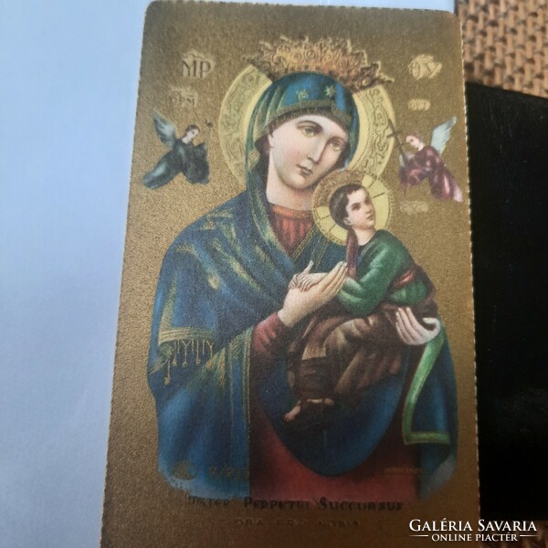 Mater perpetui succursus (mother of eternal help) prayer card