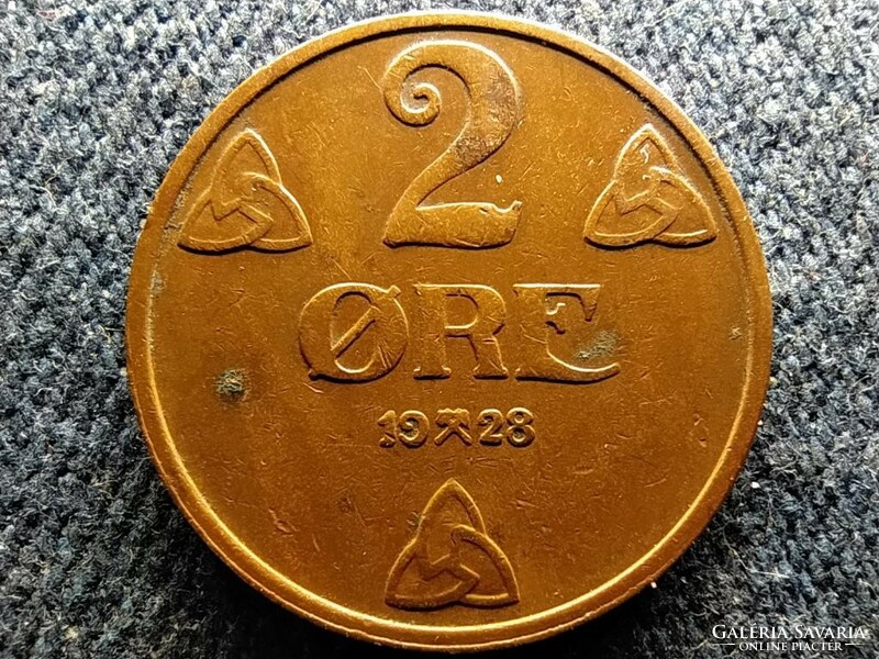 Norway vii. Haakon (1905-1957) 2 coins 1928 (id59007)
