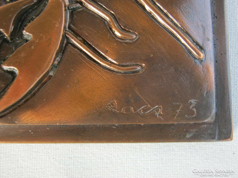 Rácz edit '73 copper or bronze wall decoration scorpion