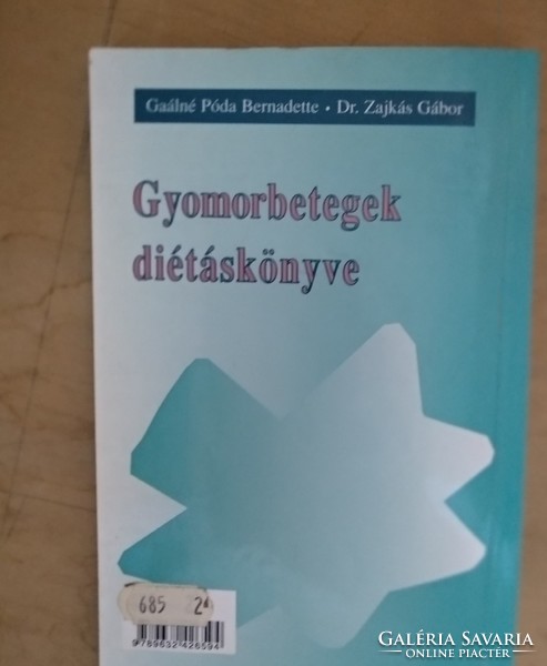 Gaálné - zajkás: diet book for stomach patients, negotiable