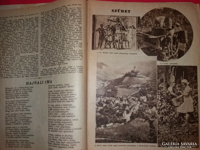 Antik 1934.VII. 16."A PESTI HÍRLAP VASÁRNAPJA " újság magazin képek szerinti állapot
