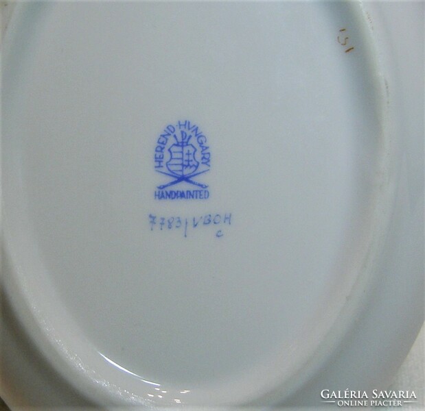 Rare Herend victoria vboh bowl - ashtray