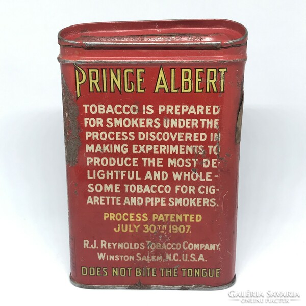 Fém dohánydoboz :Albert herceg, U.S.A. 1907