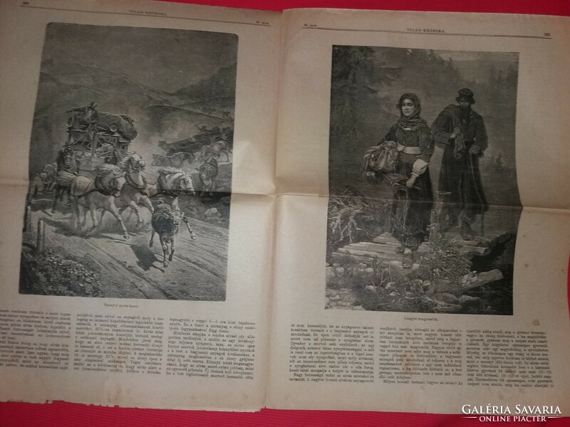 Antik 1910 .december 49. szám VILÁG KRÓNIKA újság magazin szép állapot képek szerint