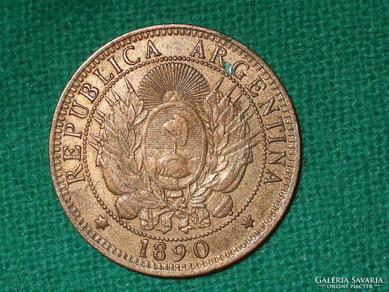 2 Cent 1890 ! Argentína !