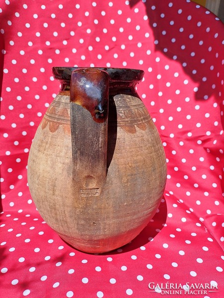 János Sebestyén Kócsi Mezőtúri pot with handle