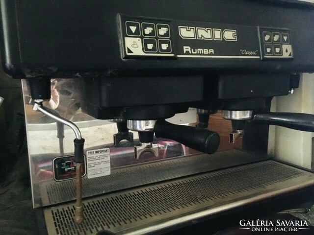 Unic rumba classic two-lever professional coffee machine