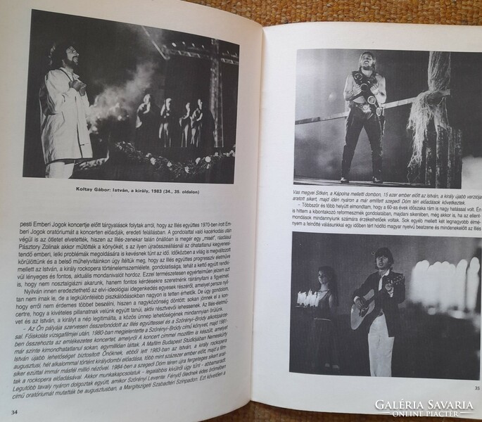 Illés band - commemorative booklet about the performance of István the King on September 15, 1990