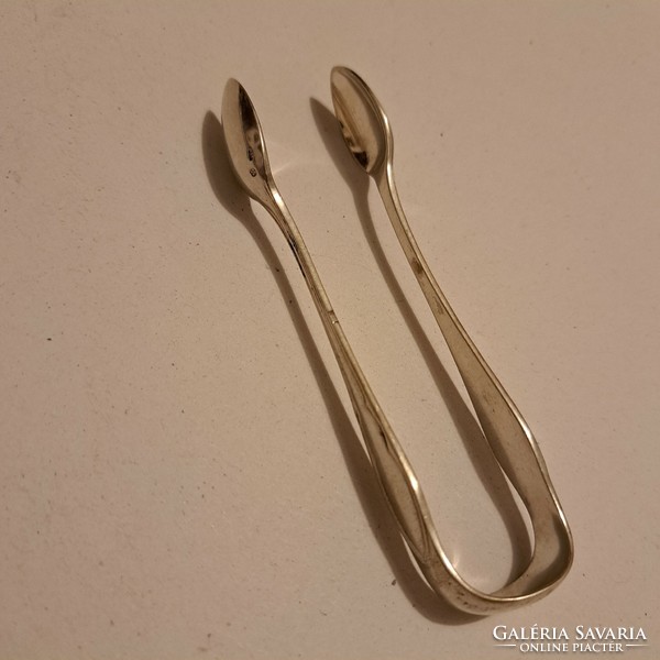 Silver sugar tweezers