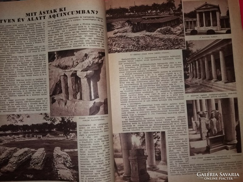 Antik 1934.09. 30. 56. évfolyam" PESTI HÍRLAP VASÁRNAPJA "újság magazin szép állapot