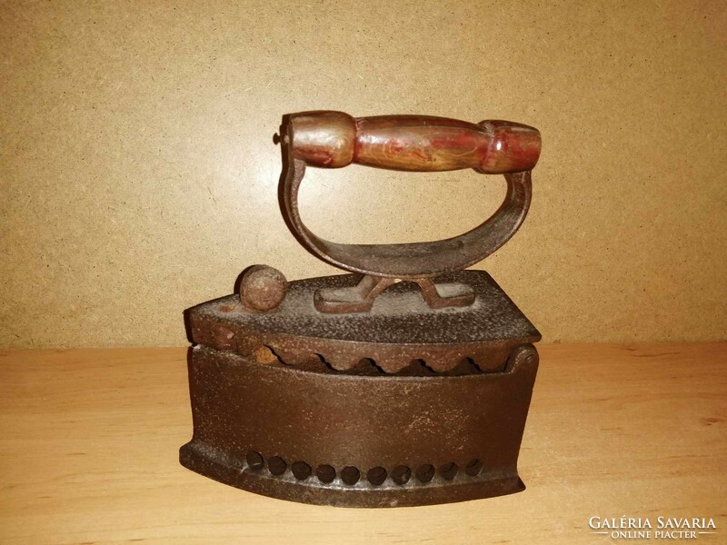 Antique charcoal iron