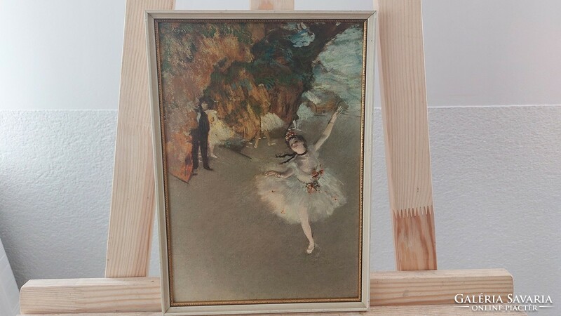 (K) degas print with 28.5 x 19.5 cm frame