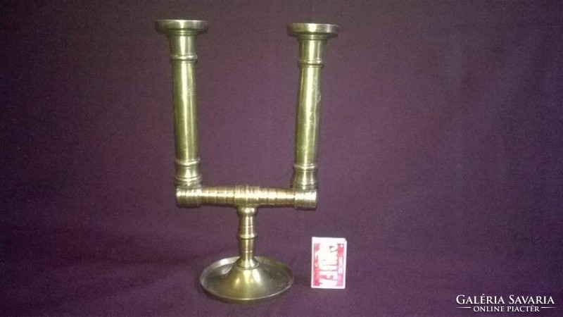 Table copper candle holder 04.