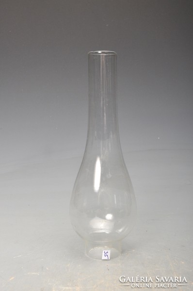 Kerosene lamp glass, cylinder, lamp shade, diameter 35 mm.