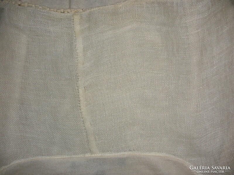 Off-white silk - linen summer cardigan, max mara