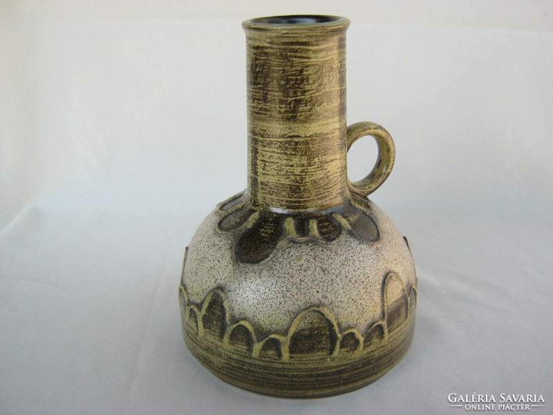 Retro fat lava German ceramic vase