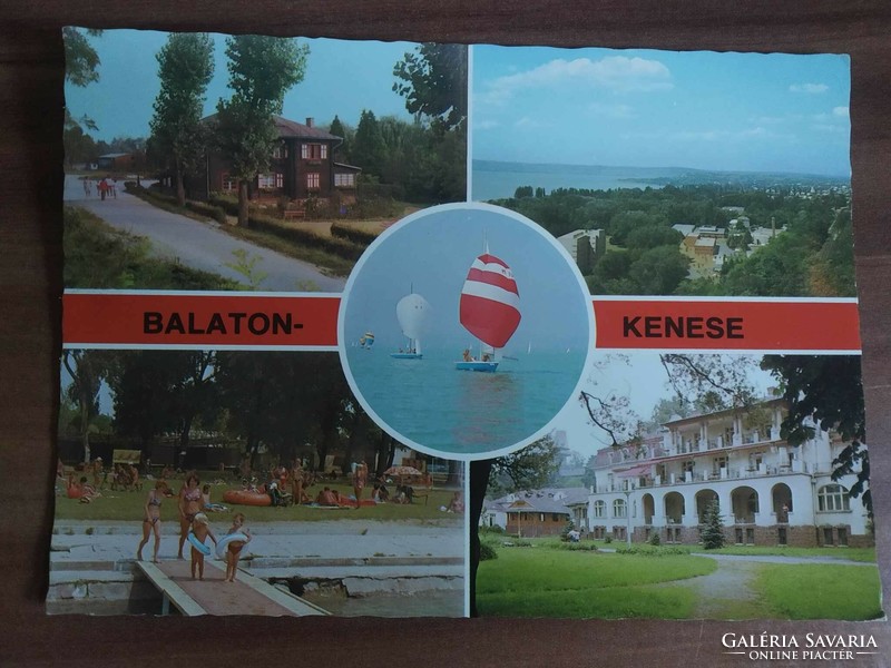 Régi képeslap,Balatonkenese