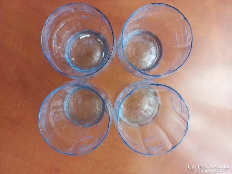 Glass water glasses 4 pcs