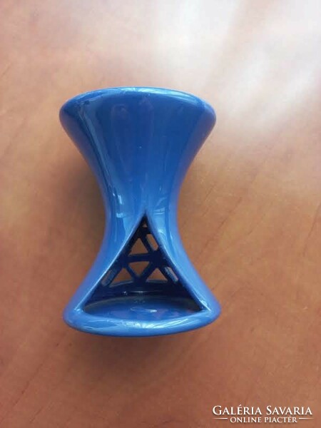 Ceramic light blue candle holder