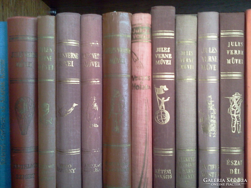Könyv Jules Verne 10db