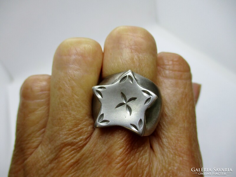 Special star silver ring