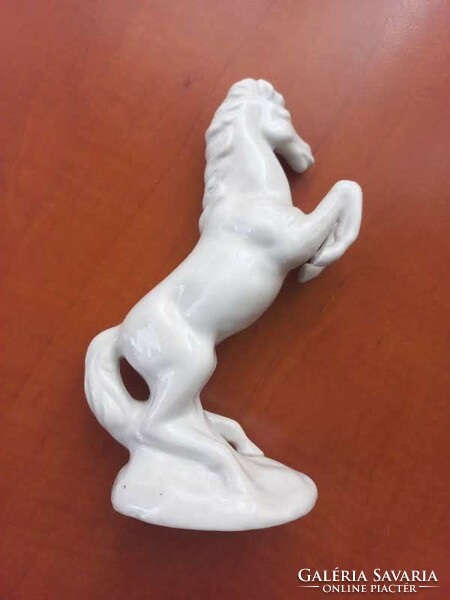 Porcelain white horse