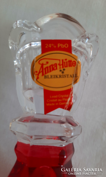 Anna hütte lead crystal candle holder, 24% pbo, made in Germany