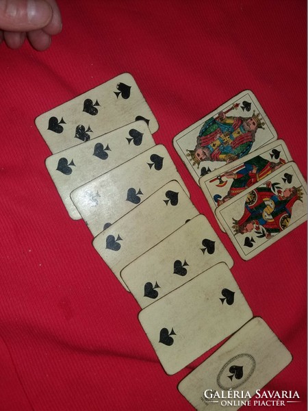 Antik kis méretű DAL NEGRO Treviso olasz póker kártya 1950 - s évek szép állapot RITKA