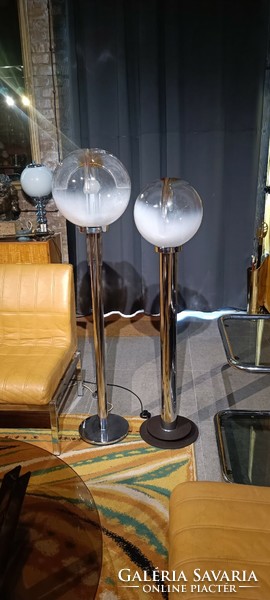 Midcentury floor lamp Mazzega Murano.