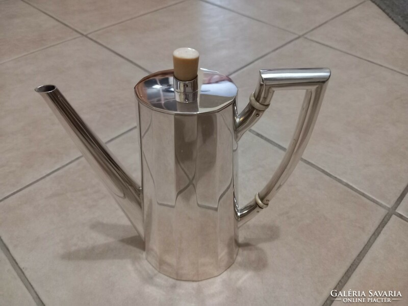 A wonderful silver jug in art deco style.
