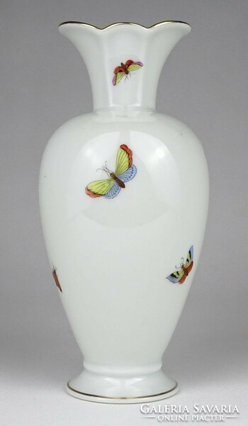 1N616 Herend Rothschild patterned porcelain vase 19 cm