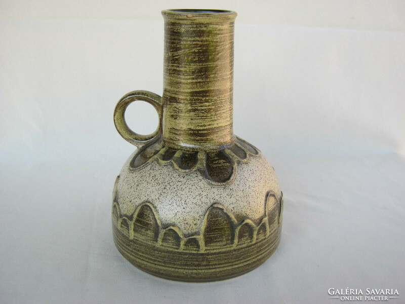 Retro fat lava German ceramic vase