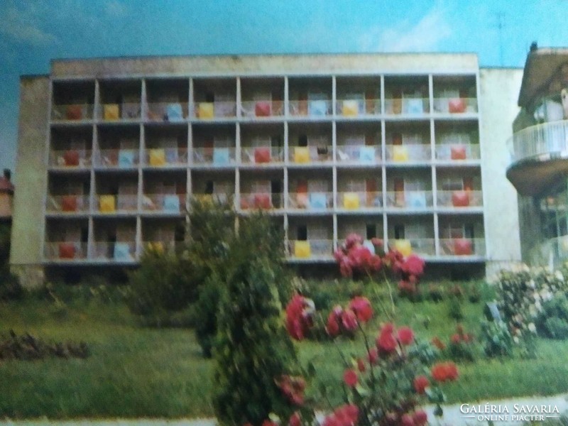 Régi képeslap,Balatonfüred, KIOSZ üdülő, 1967