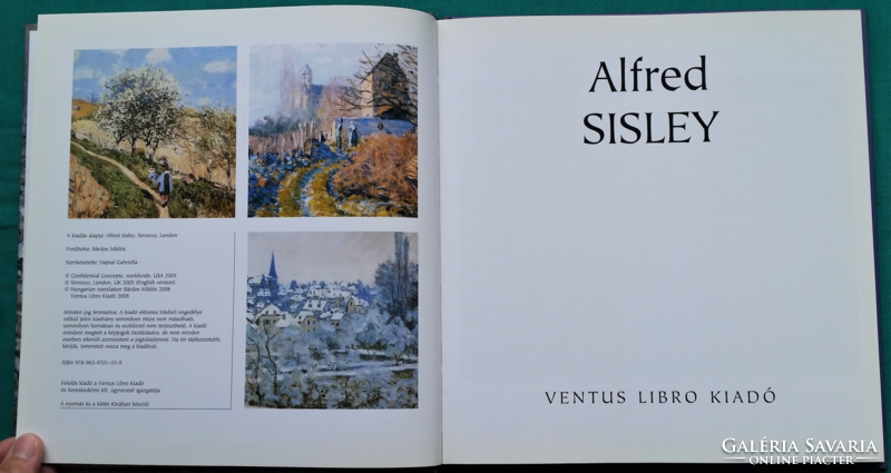 Dawn gabriella: alfred sisley - ventus libro publishing house - arts > painting > albums >