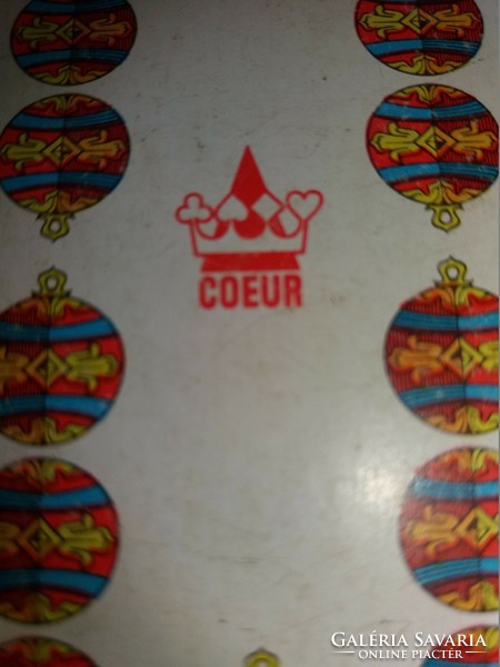 Antik COEUR német magyar kártya 1940 - 50 s évek szép állapot RITKA
