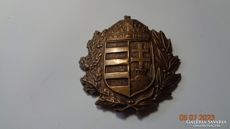 Horthy Hungarian Royal National Guard, large cap badge 50 mm